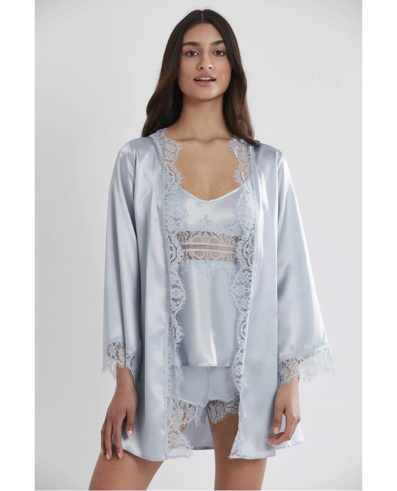 Pierre Cardin 2490 Bayan Sabahlıklı Saten Şort Takım