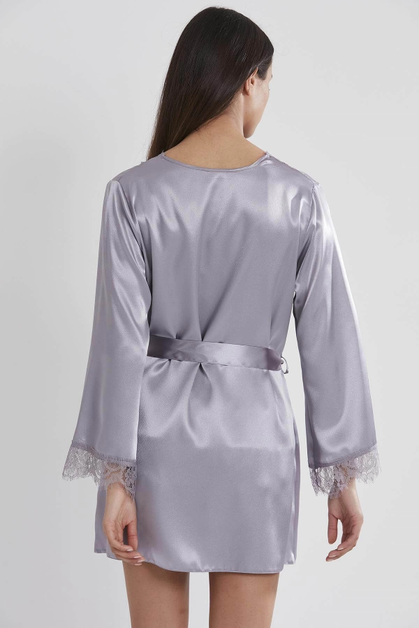 Pierre Cardin 2490 Bayan Sabahlıklı Saten Şort Takım