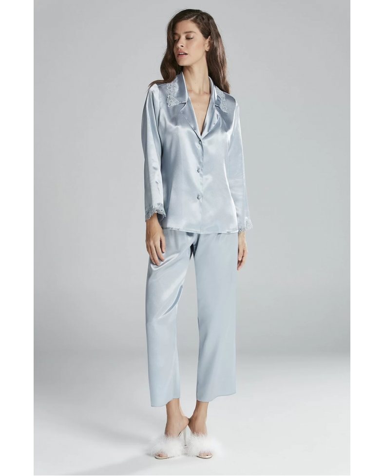 Pierre Cardin 6965 Bayan 6'lı Saten Gecelik Sabahlık