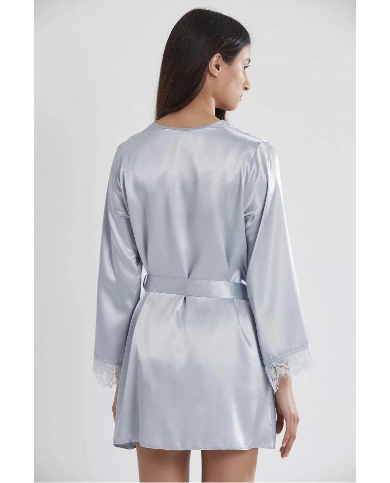 Pierre Cardin 2490 Bayan Sabahlıklı Saten Şort Takım