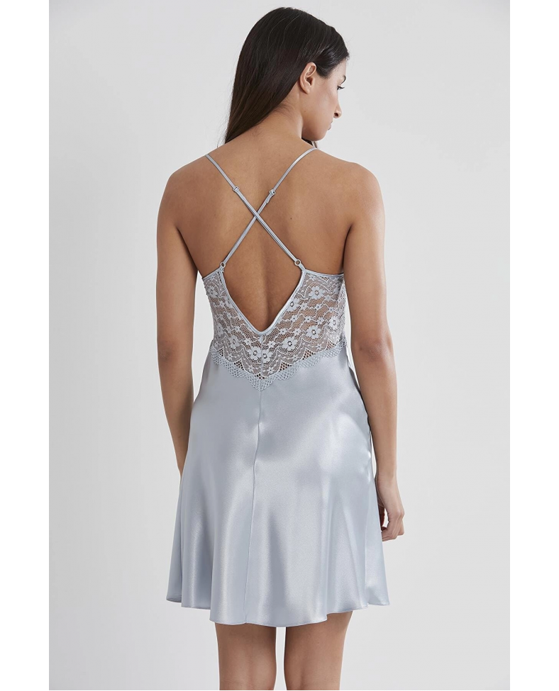 Pierre Cardin 605 Bayan Saten Dantelli Gecelik