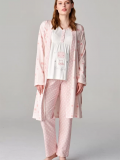 Feyza 4677 3'Lü Lohusa Pijama Takımı