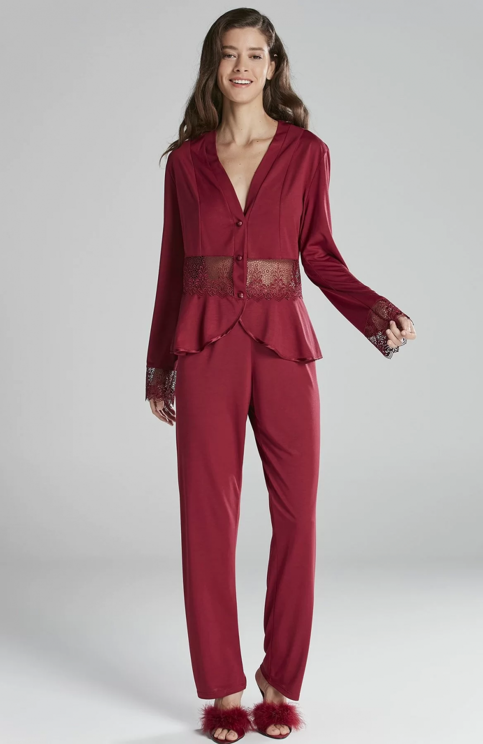 Pierre Cardin P5040 Bayan Penye 6'lı Gelin Çeyiz Seti