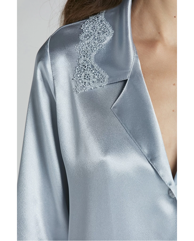 Pierre Cardin 6965 Bayan 6'lı Saten Gecelik Sabahlık