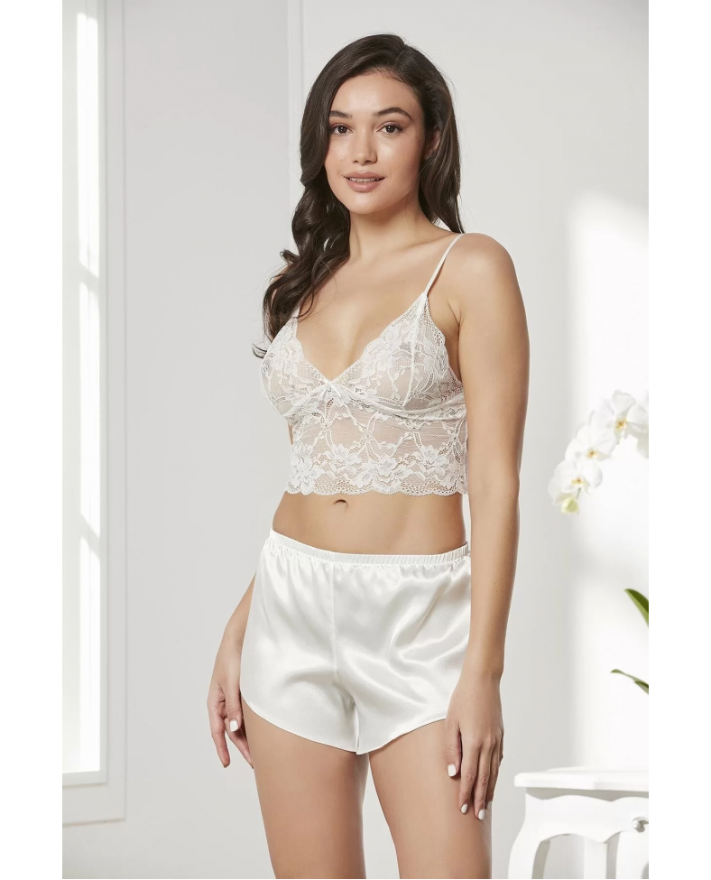 Pierre Cardin 7005 Sabahlıklı Şort Gecelik Takım