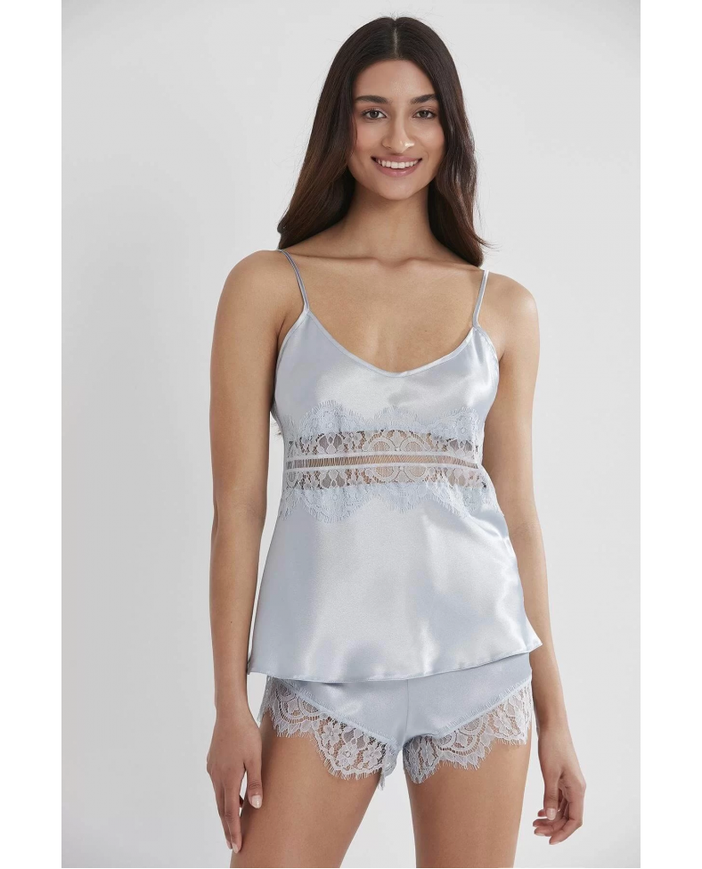 Pierre Cardin 2490 Bayan Sabahlıklı Saten Şort Takım