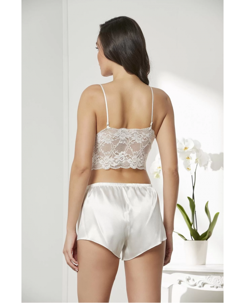 Pierre Cardin 7005 Sabahlıklı Şort Gecelik Takım