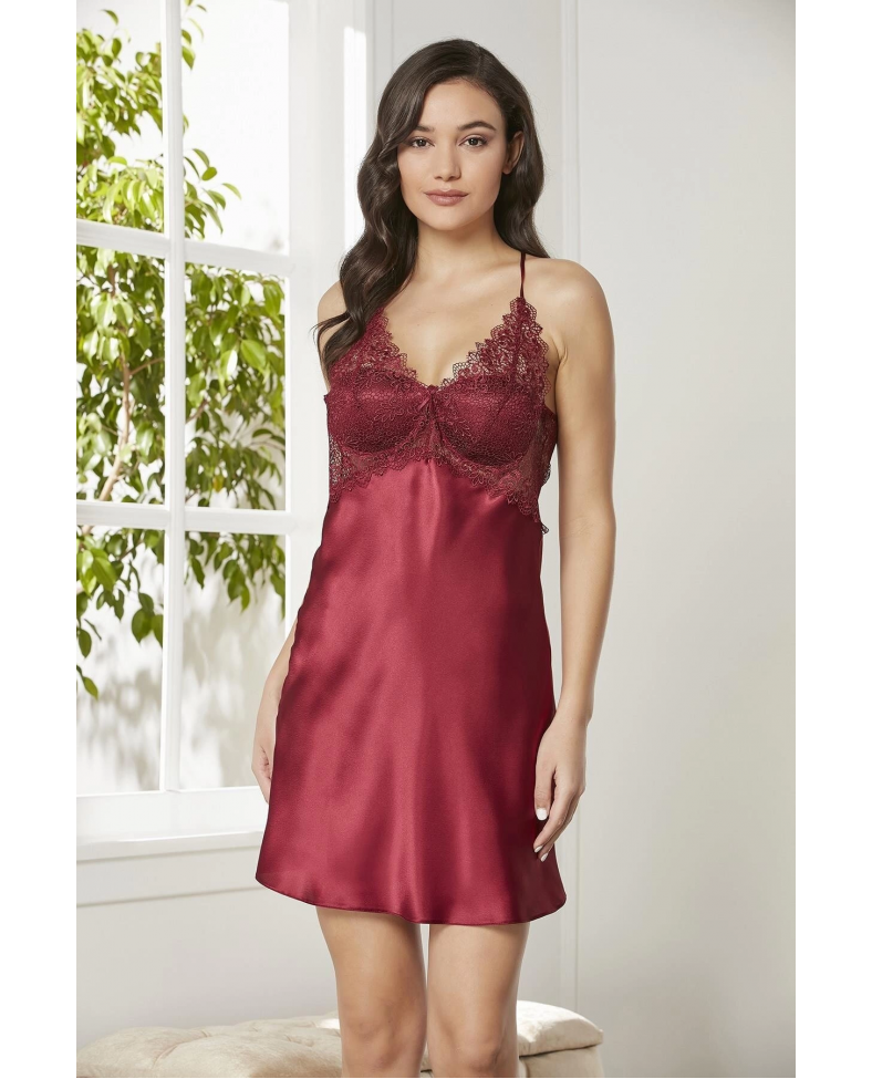 Pierre Cardin 6040 Kısa Gecelikli 6'lı İpek Set