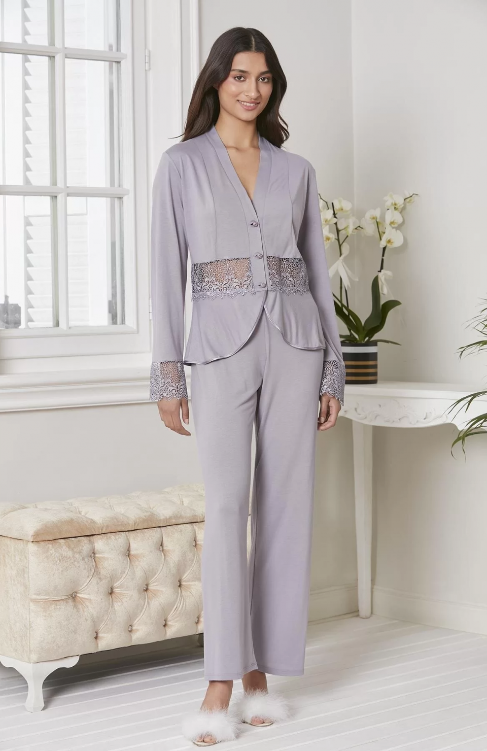 Pierre Cardin P5040 Bayan Penye 6'lı Gelin Çeyiz Seti