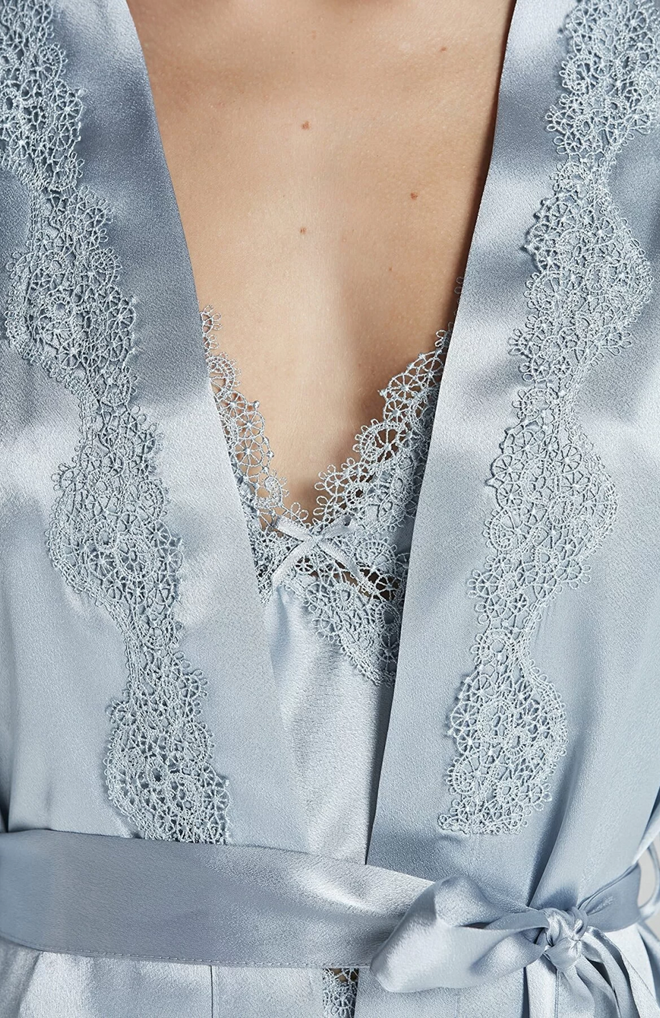 Pierre Cardin 6965 Bayan 6'lı Saten Gecelik Sabahlık