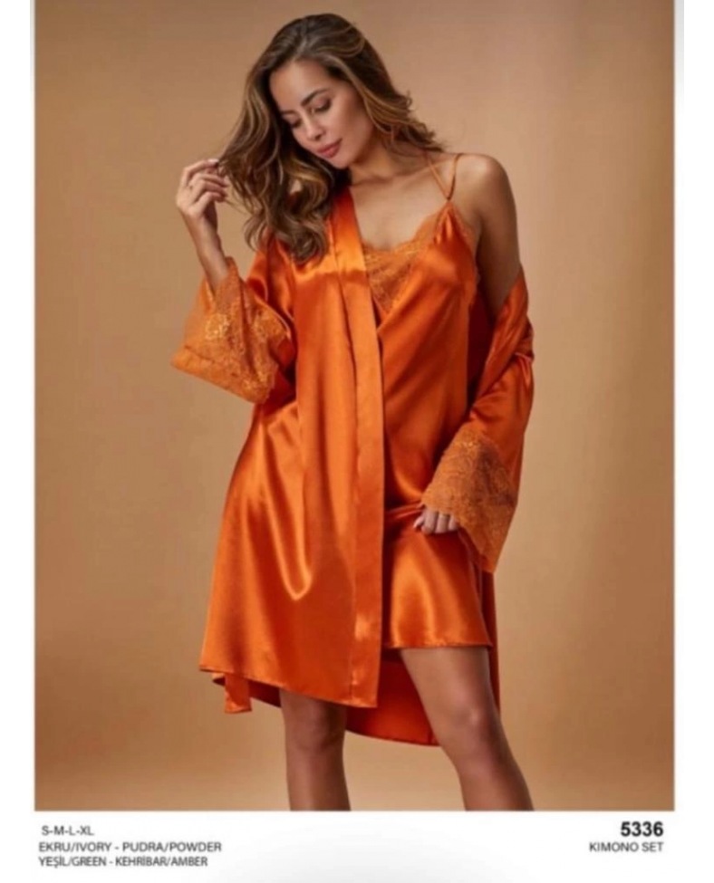 Nurteks 5336 Bayan Sabahlık Ve Gecelik Takım
