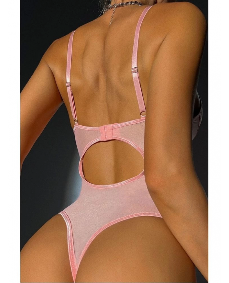 For Dreams 8412 Dantel Büstiyer ve Jartiyer Takım