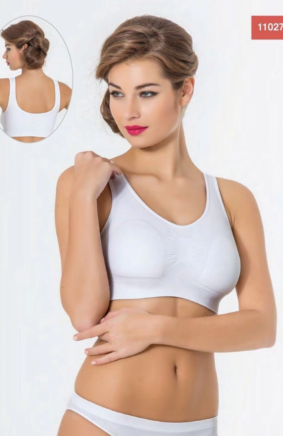 Miss Fit 11027 Kalın Askılı Pedli Bustiyer
