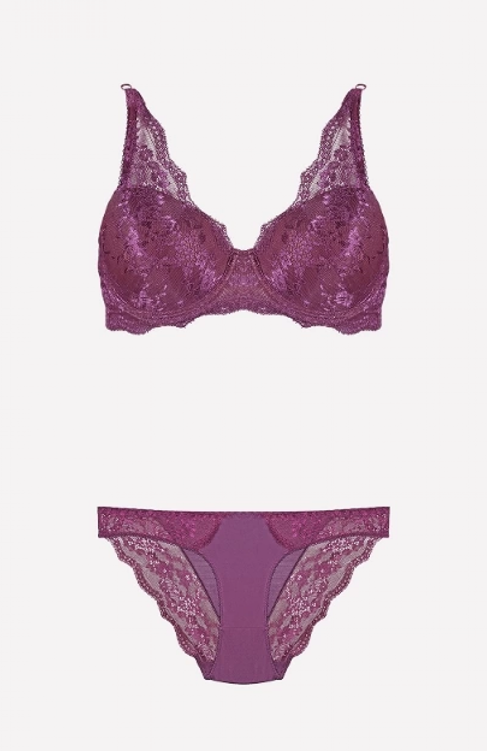 Nurteks 4340 Desteksiz Dantelli Sütyen Takım