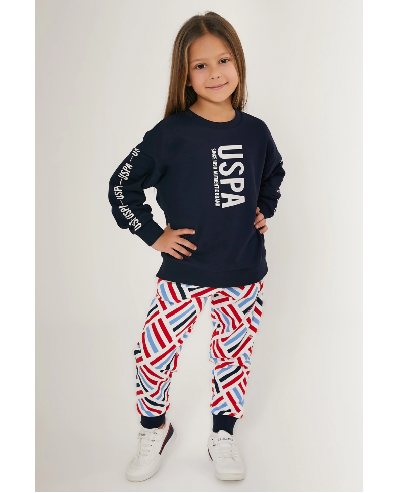 US Polo 1644-4 Kız Çocuk Eşofman Takımı Somersan Giyim | Kadın, Erkek ve Çocuk Moda