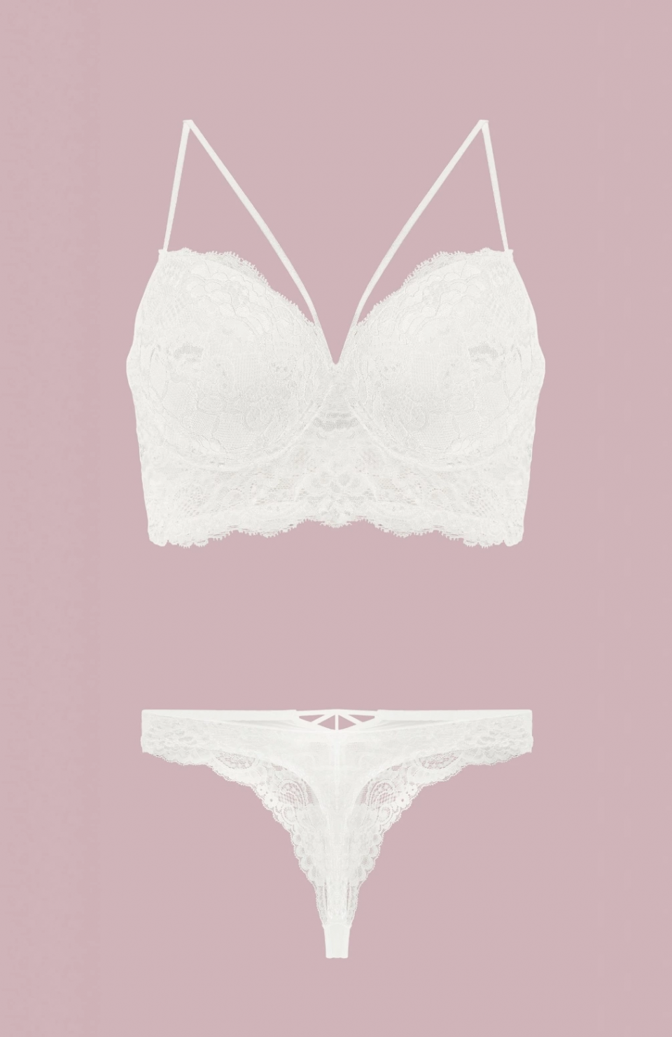 Nurteks 4330 Desteksiz Dantelli Sütyen Takım