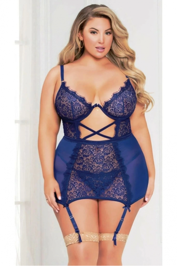 For Dreams 8312 Büyük Beden Fantezi Gecelik