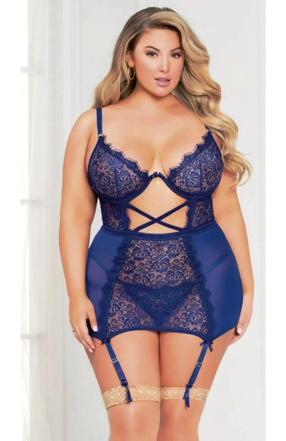 For Dreams 8312 Büyük Beden Fantezi Gecelik