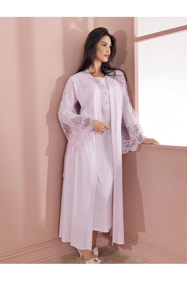 Espuar 737 Penye Uzun Gecelik Sabahlık Takım