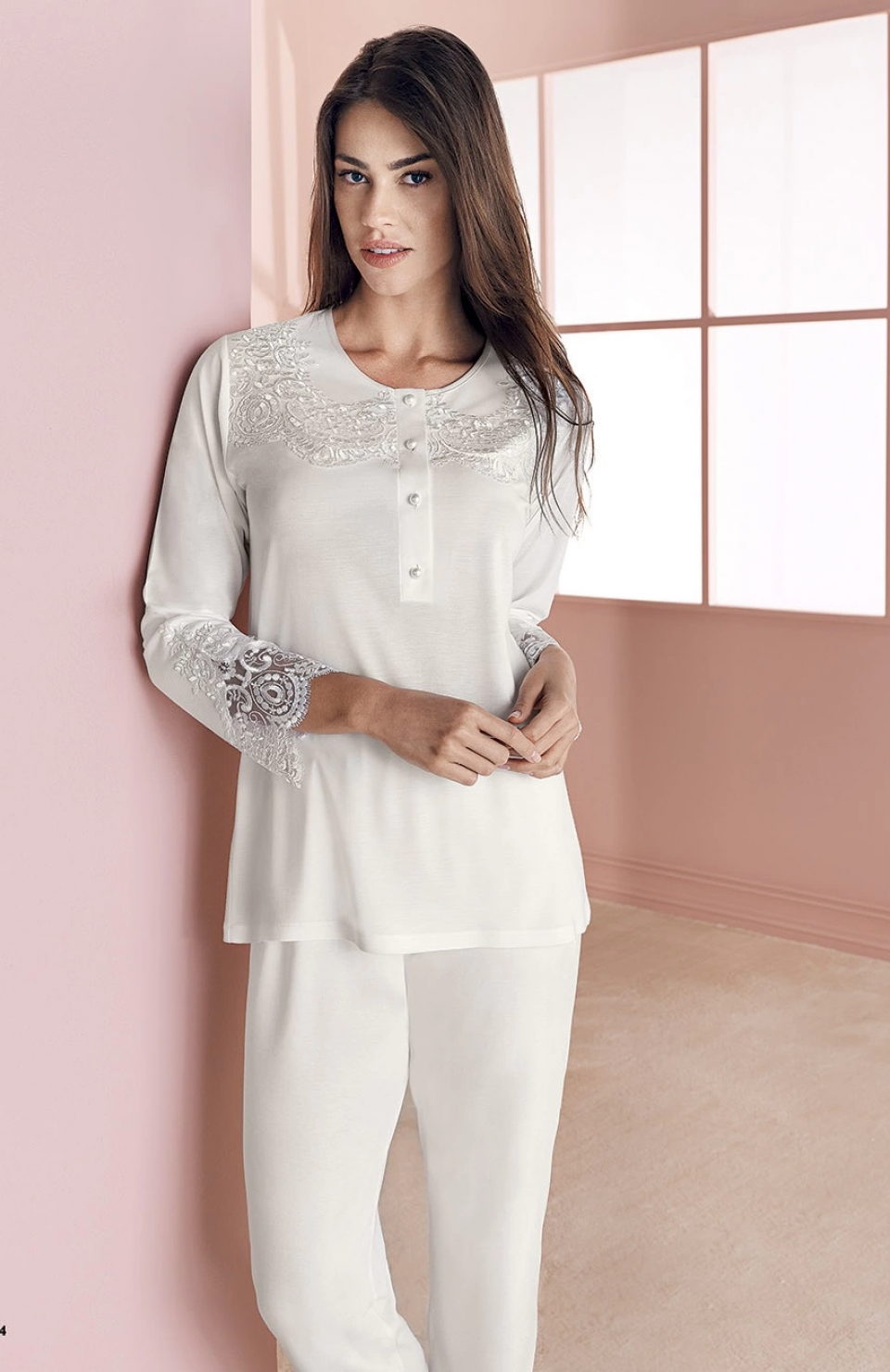 Espuar 757 Penye 3'lü Sabahlık Pijama Takımı