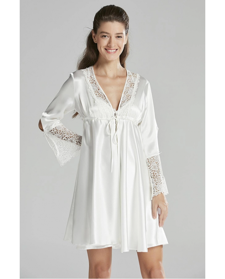 Pierre Cardin 6625 Kısa Gecelikli 6'lı İpek Set