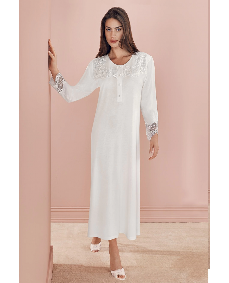 Espuar 737 Penye Uzun Gecelik Sabahlık Takım