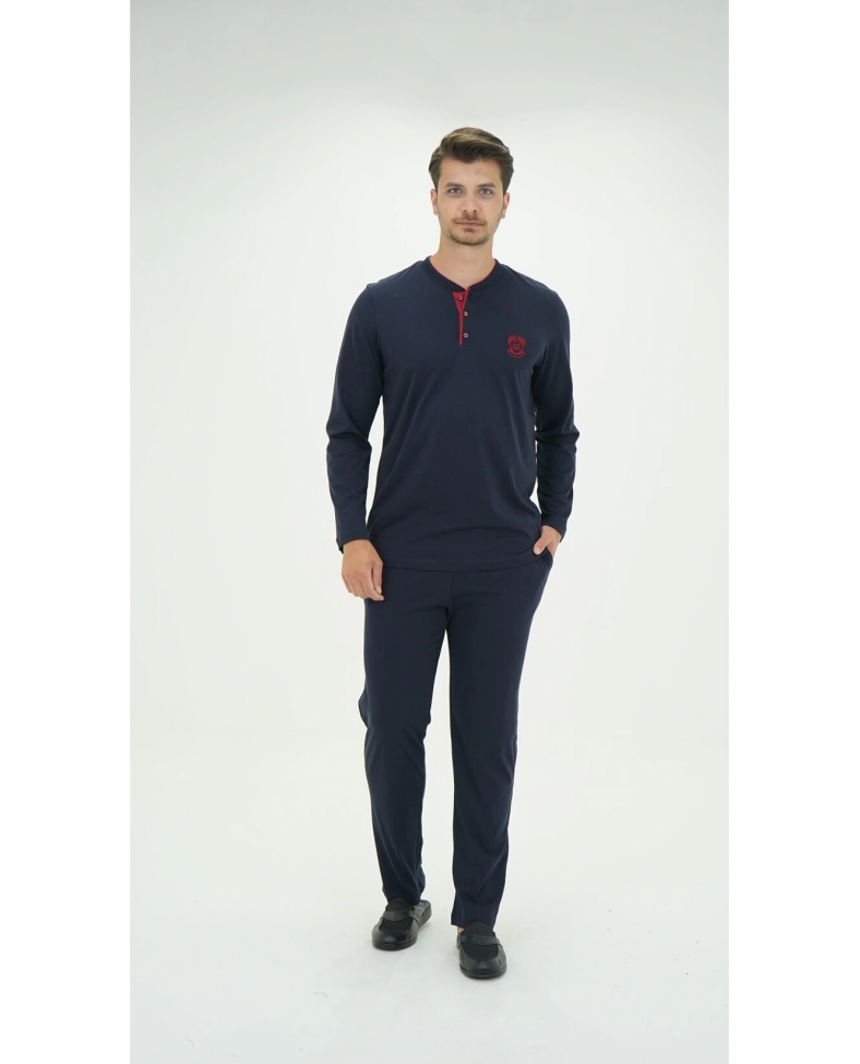 D'S Damat 01005 Uzun Kol Pijama Takımı