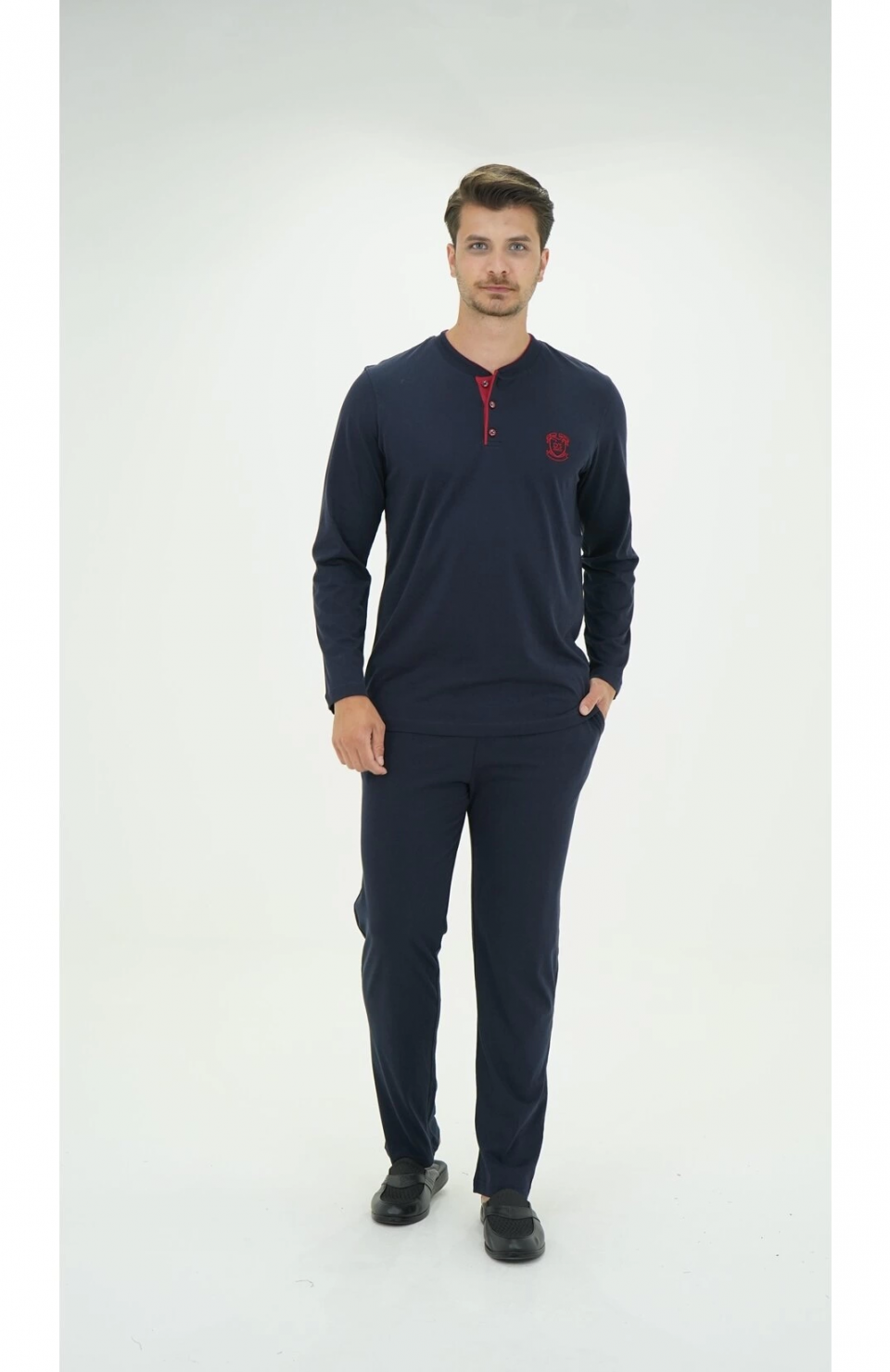 D'S Damat 01005 Uzun Kol Pijama Takımı