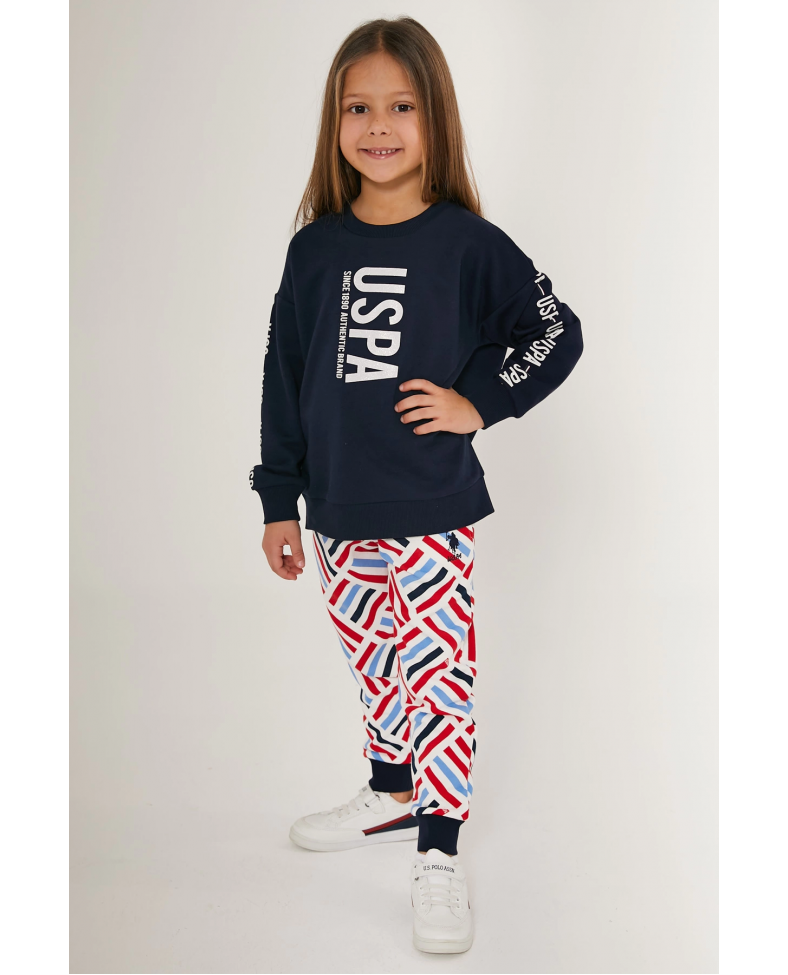 US Polo 1644-4 Kız Çocuk Eşofman Takımı Somersan Giyim | Kadın, Erkek ve Çocuk Moda