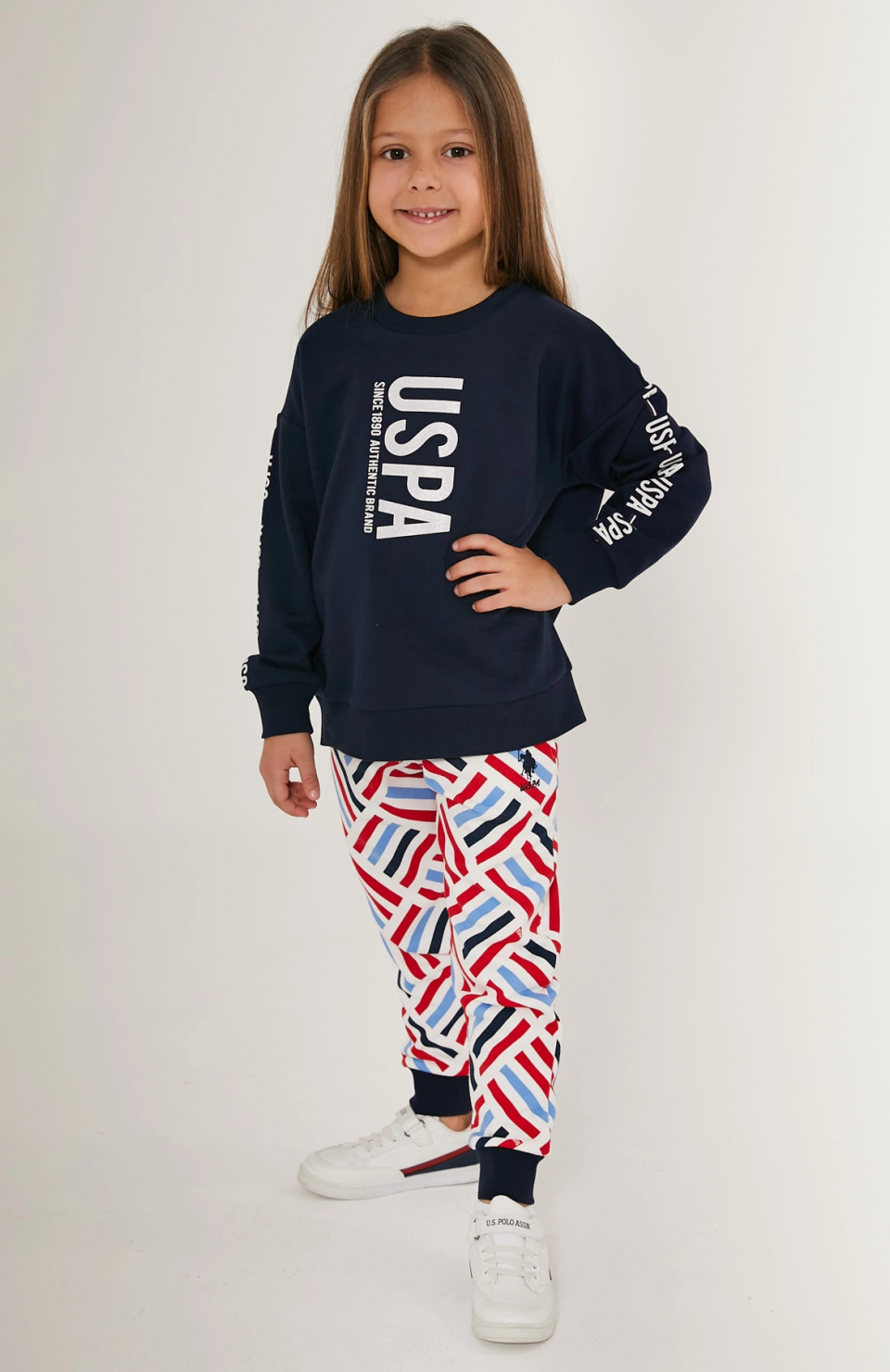 US Polo 1644-4 Kız Çocuk Eşofman Takımı