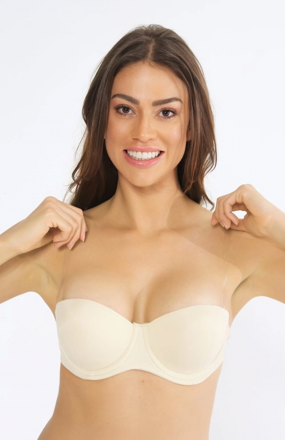 Nurteks 1502 Desteksiz Sırttan Ayarlanabilir Sütyen