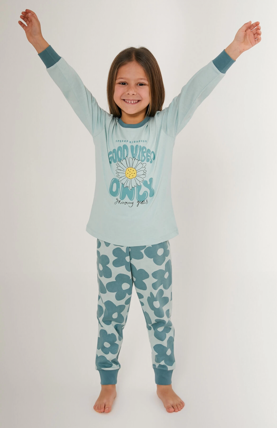 Roly Poly 3247-2 Kız Çocuk Uzun Kollu Pijama Takımı