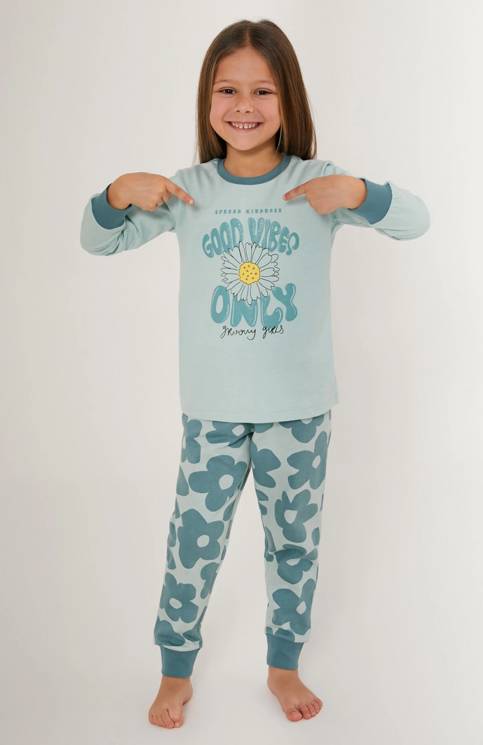 Roly Poly 3247-2 Kız Çocuk Uzun Kollu Pijama Takımı