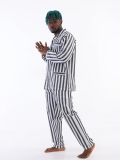 Kocabey 4007 Uzun Kol Çizgili Gaffur Erkek Pijama Takım