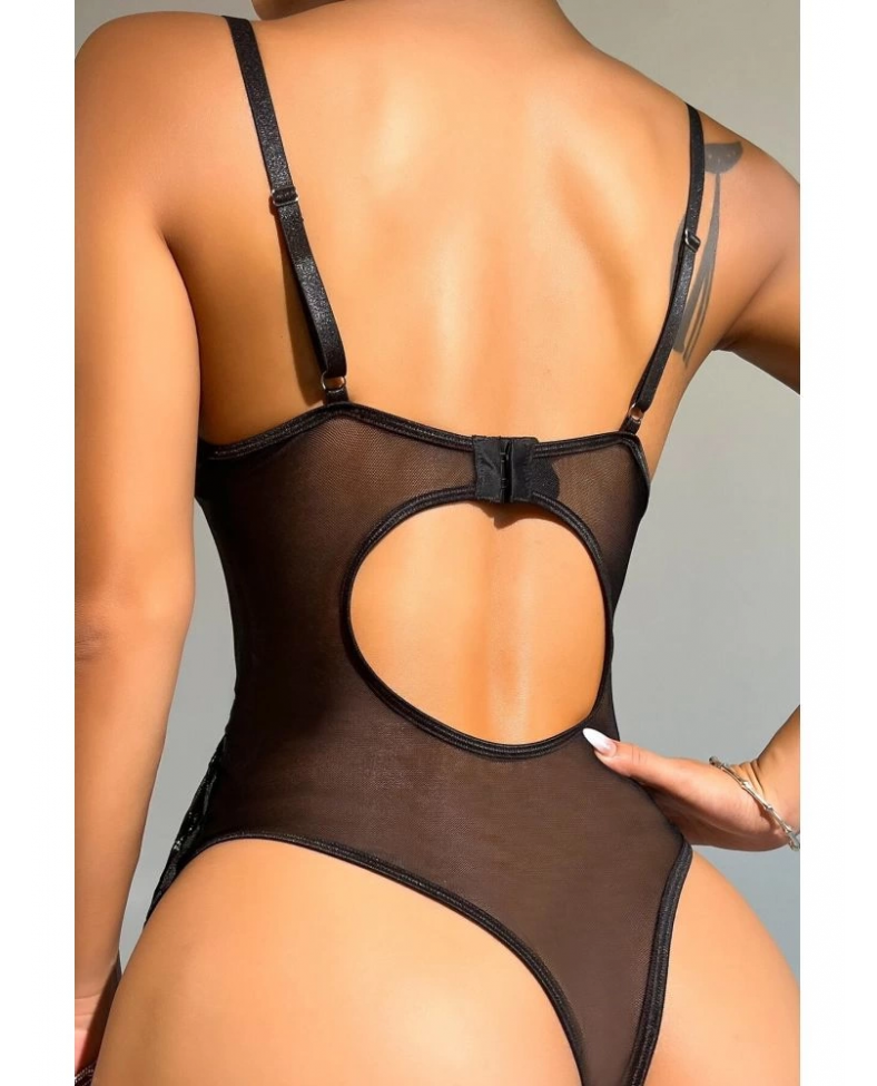 For Dreams 8412 Dantel Büstiyer ve Jartiyer Takım Somersan Giyim | Kadın, Erkek ve Çocuk Moda