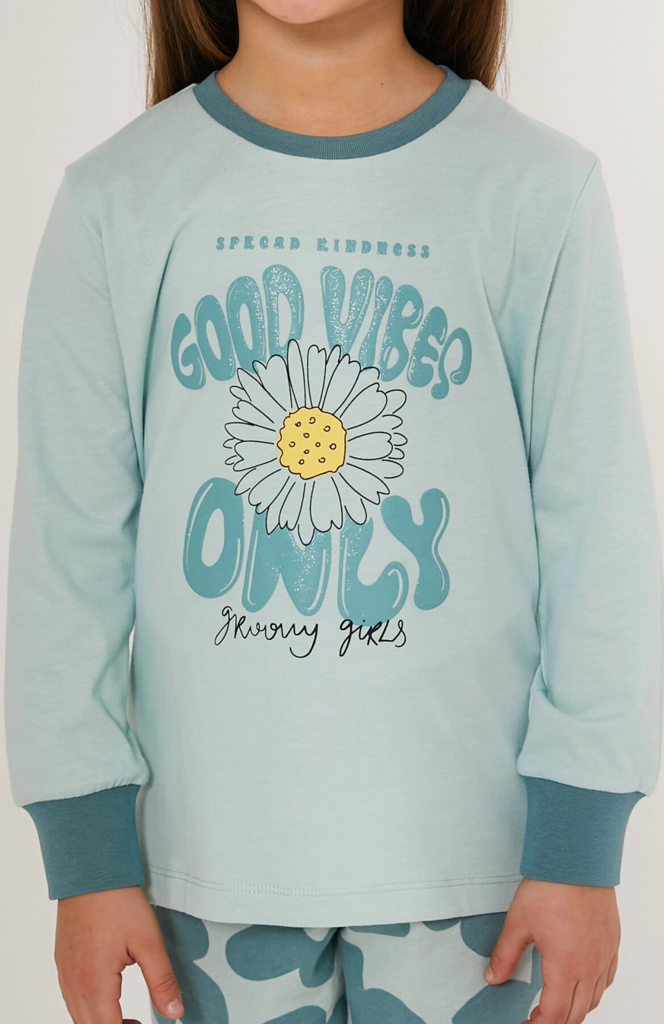 Roly Poly 3247-2 Kız Çocuk Uzun Kollu Pijama Takımı