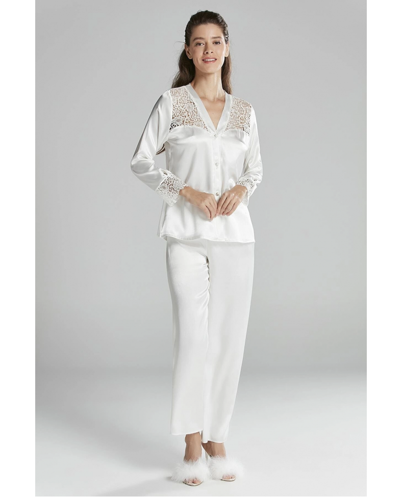 Pierre Cardin 6625 Kısa Gecelikli 6'lı İpek Set