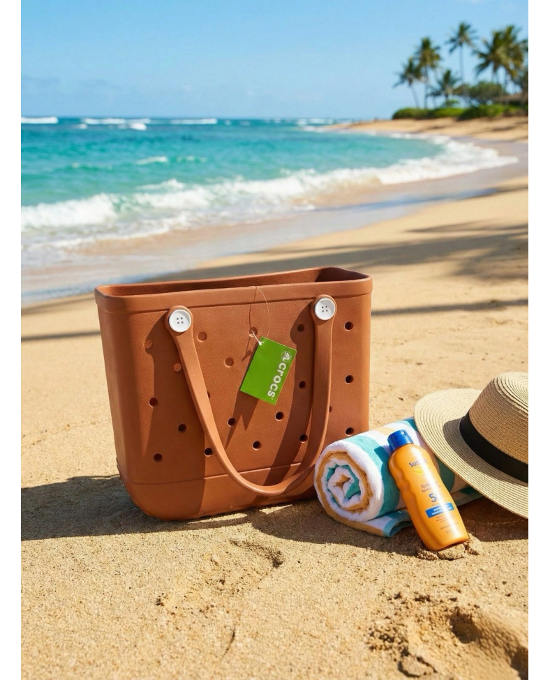 Crocs Stil Jibbitzli Kadın Plaj Çantası Somersan Giyim | Kadın, Erkek ve Çocuk Moda