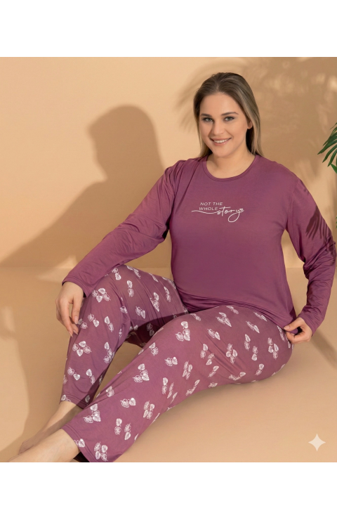 Boyraz ML-01244 Kadın Battal Pijama Takımı