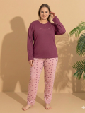 Boyraz ML-01145 Kadın Battal Pijama Takımı