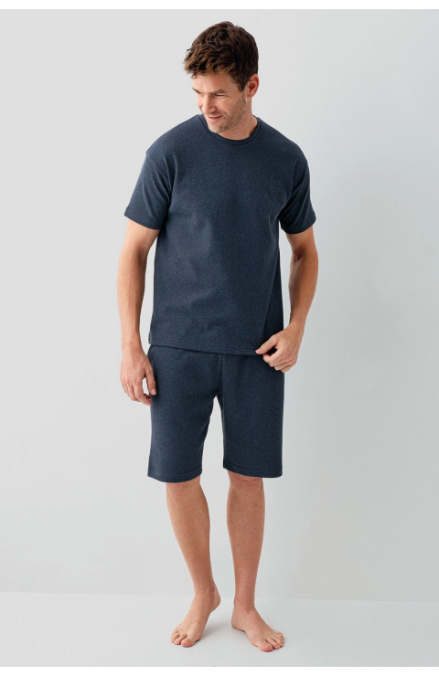 RolyPoly 3725-S Erkek O Yaka Bermuda Takım