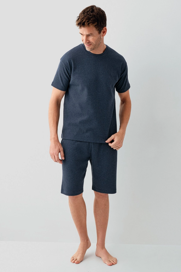 RolyPoly 3725-S Erkek O Yaka Bermuda Takım