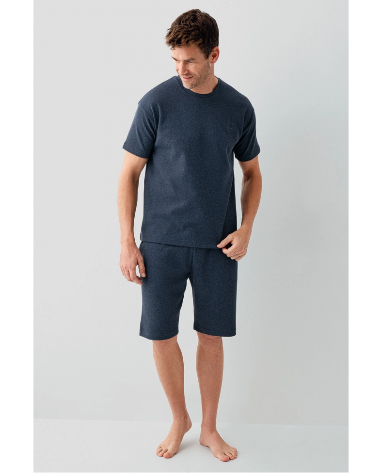 RolyPoly 3725-S Erkek O Yaka Bermuda Takım