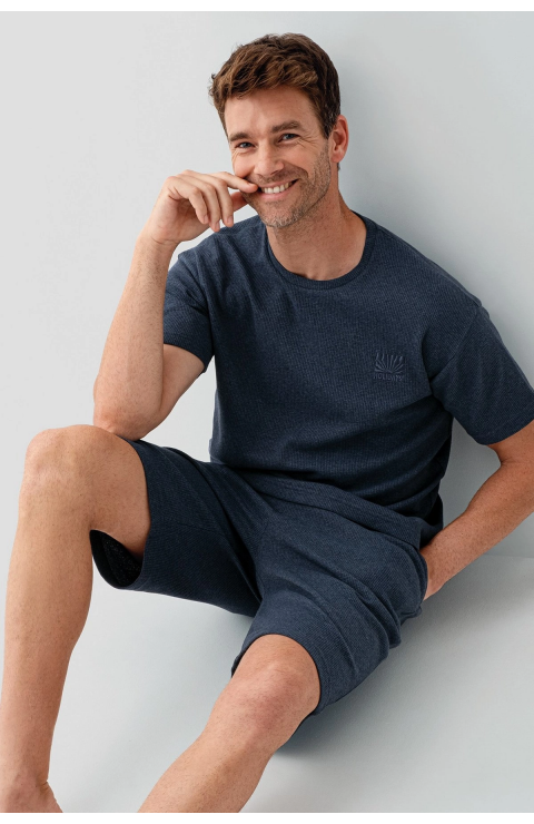 RolyPoly 3725-S Erkek O Yaka Bermuda Takım