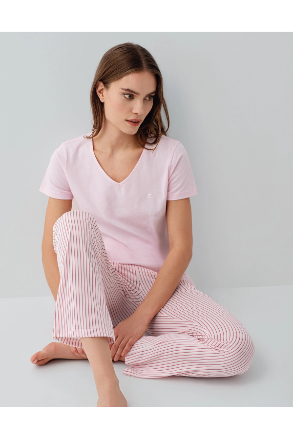 Pierre Cardin 9202-S Kısa Kol Pijama Takımı