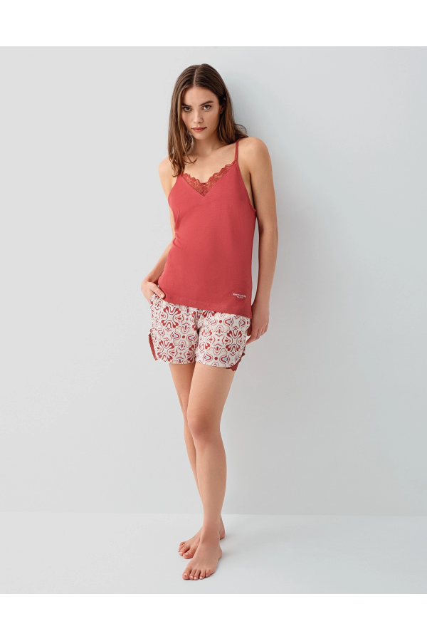 Pierre Cardin 9197-S Askılı Şort Takım