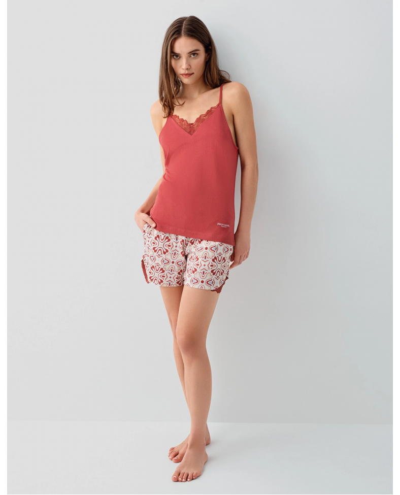 Pierre Cardin 9197-S Askılı Şort Takım