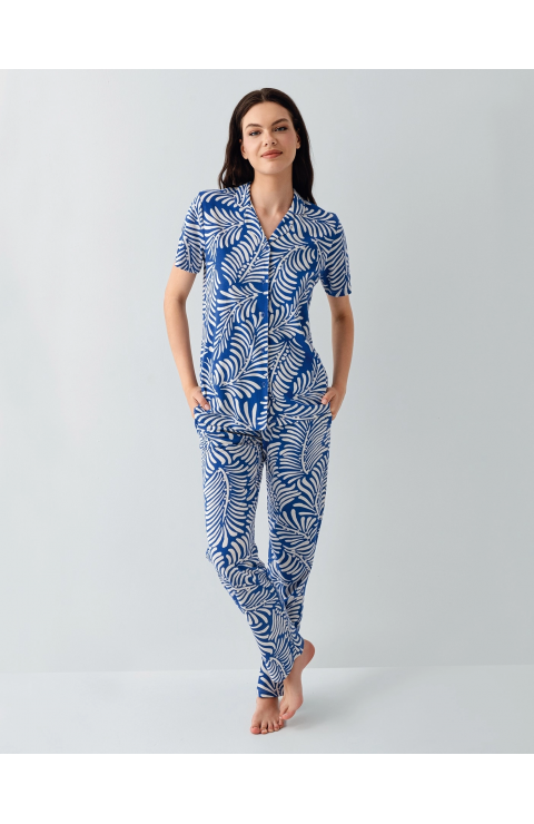 Arnetta 3607-S Kadın Gömlek Pijama Takım