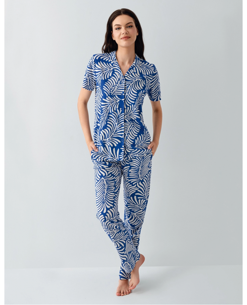 Arnetta 3607-S Kadın Gömlek Pijama Takım