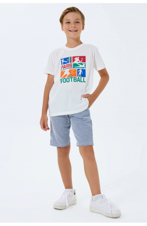 RolyPoly 3755-2 Erkek Çocuk Bermuda Takım